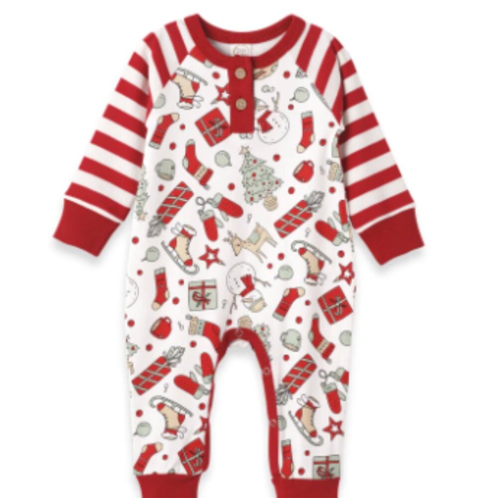 Tesa Babe - Favorite Things Henley Romper (Long Sleeve)